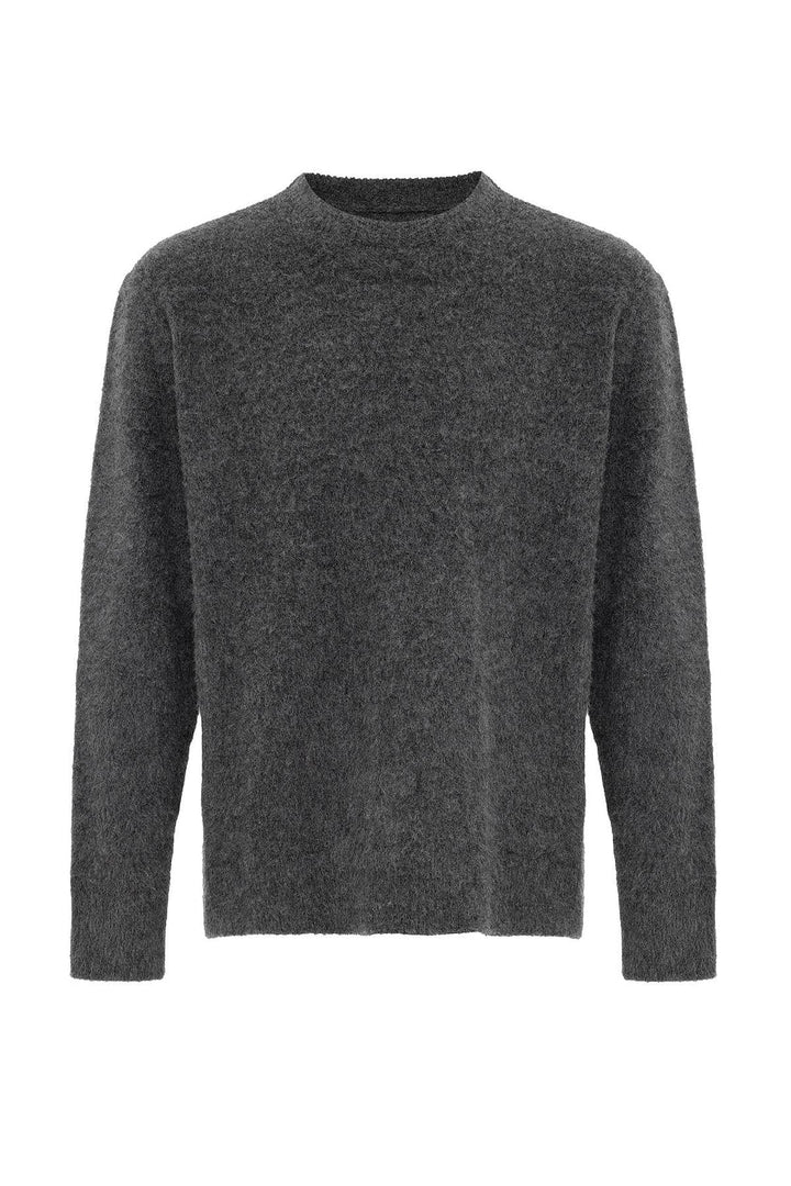 ANT Antioch Anthracite Wool-Look Men's Sweater - Dover