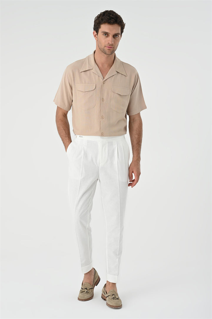 ANT Camp  Collar Pocket Detailed Men's Shirt - Voghera