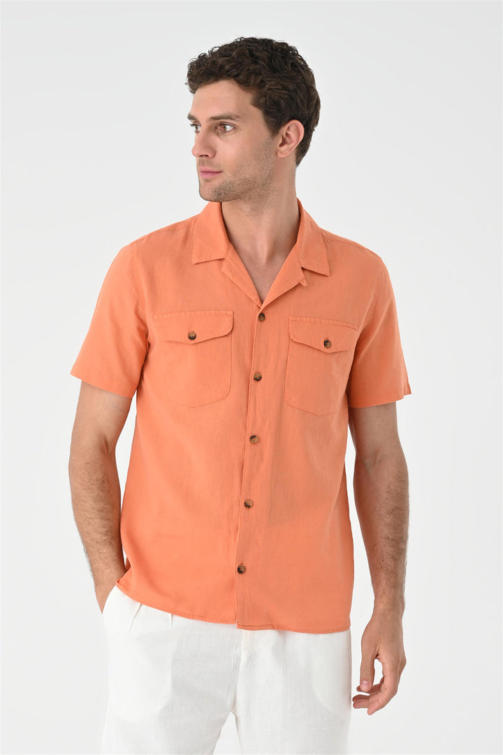 ANT Camp  Collar Pocket Detailed Men's Shirt - Greer