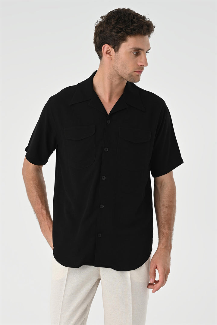 ANT Camp  Collar Pocket Detailed Men's Shirt - Pordenone
