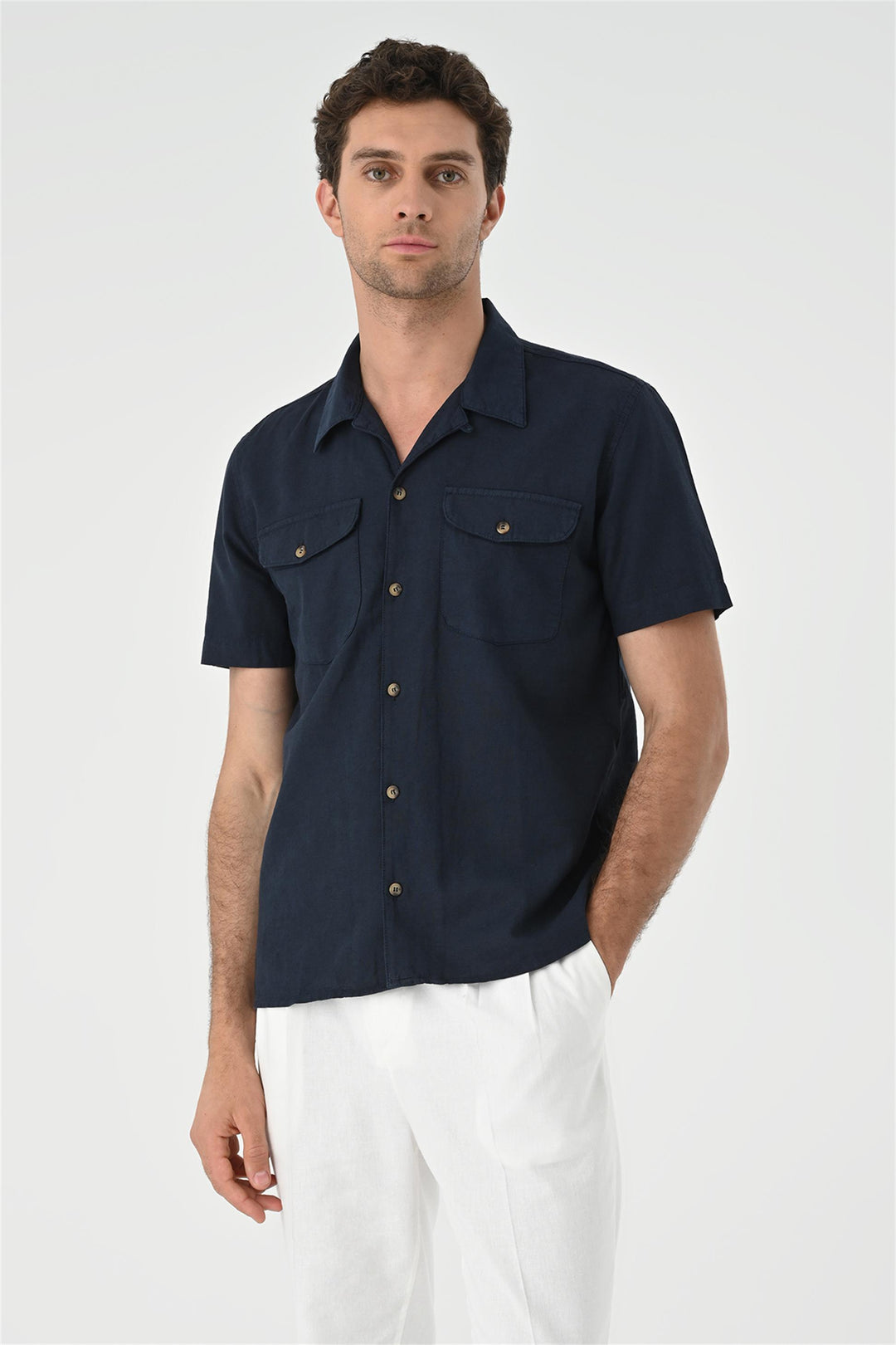 ANT Camp  Collar Pocket Detailed Men's Shirt - Chorley