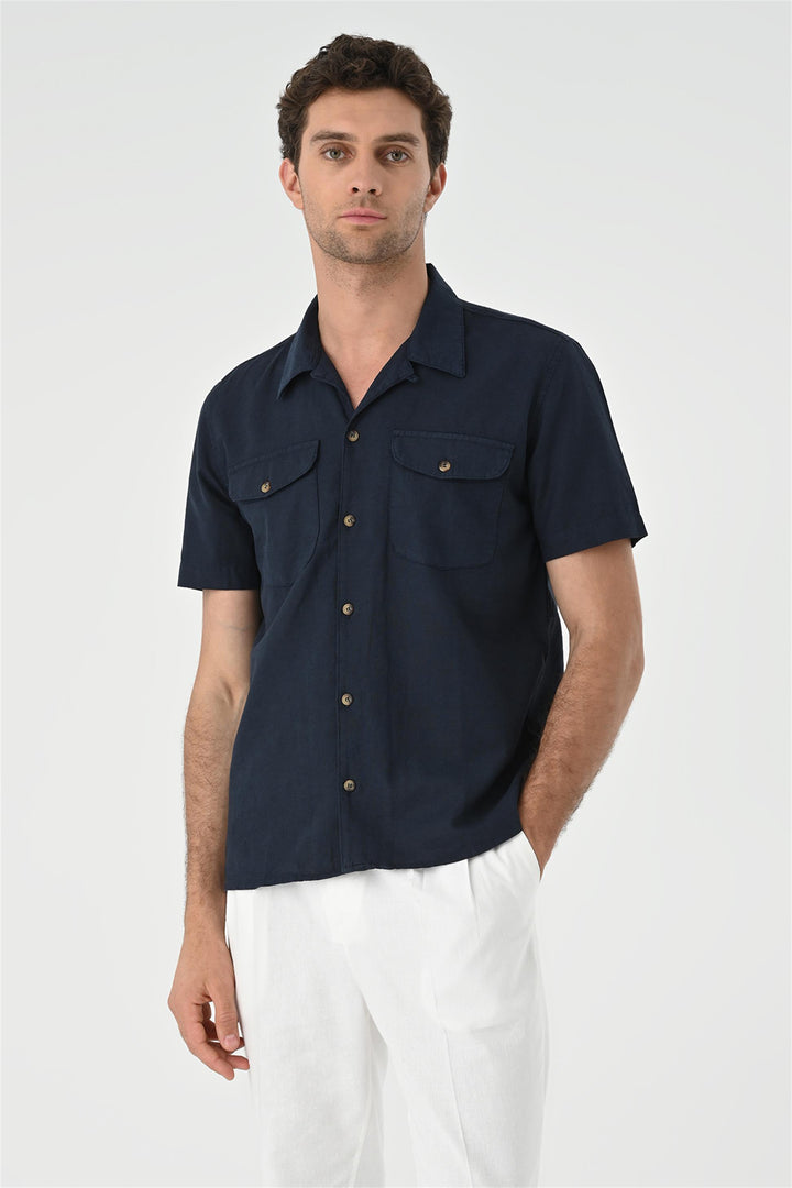 ANT Camp  Collar Pocket Detailed Men's Shirt - Chorley