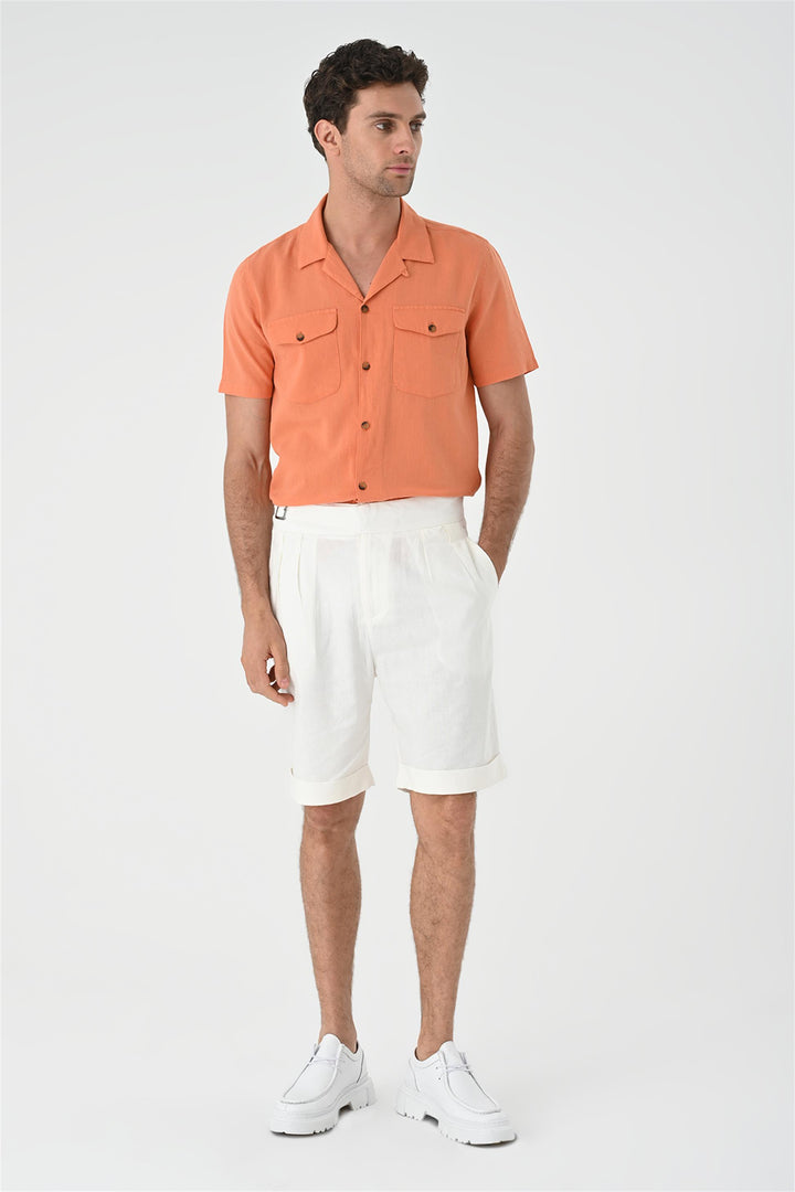 ANT Camp  Collar Pocket Detailed Men's Shirt - Greer
