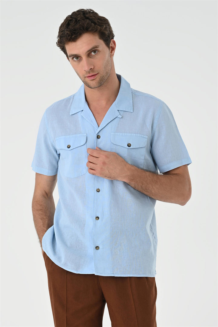 ANT Camp  Collar Pocket Detailed Men's Shirt - Bochum