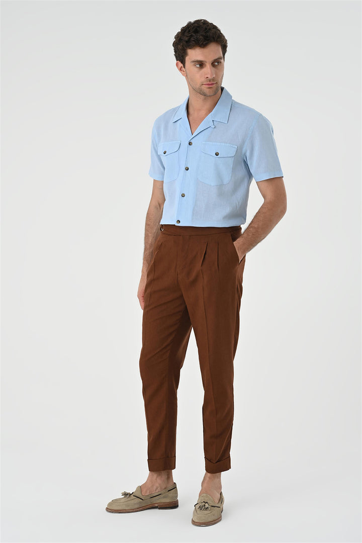 ANT Camp  Collar Pocket Detailed Men's Shirt - Bochum