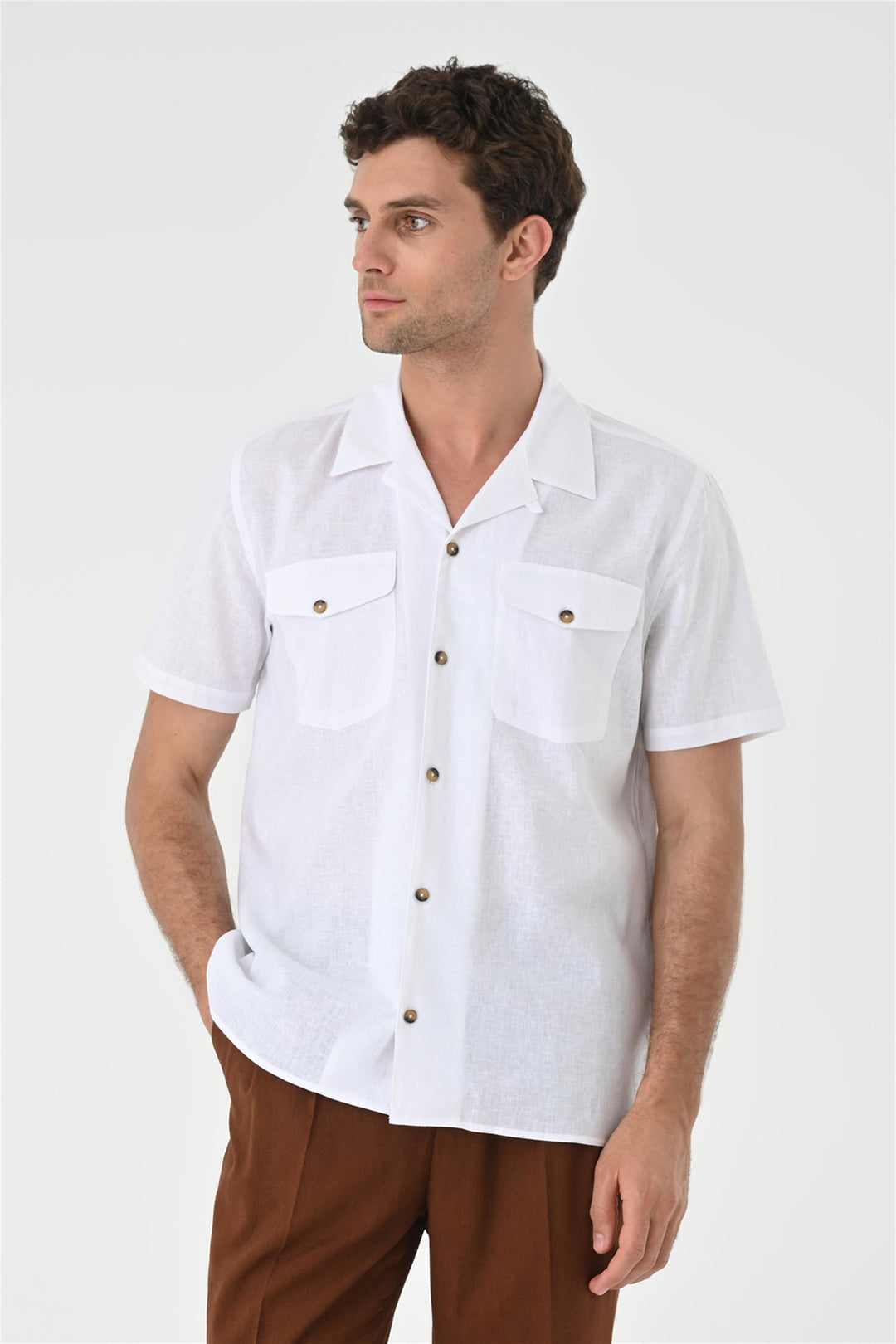 ANT Camp  Collar Pocket Detailed Men's Shirt - Ingolstadt