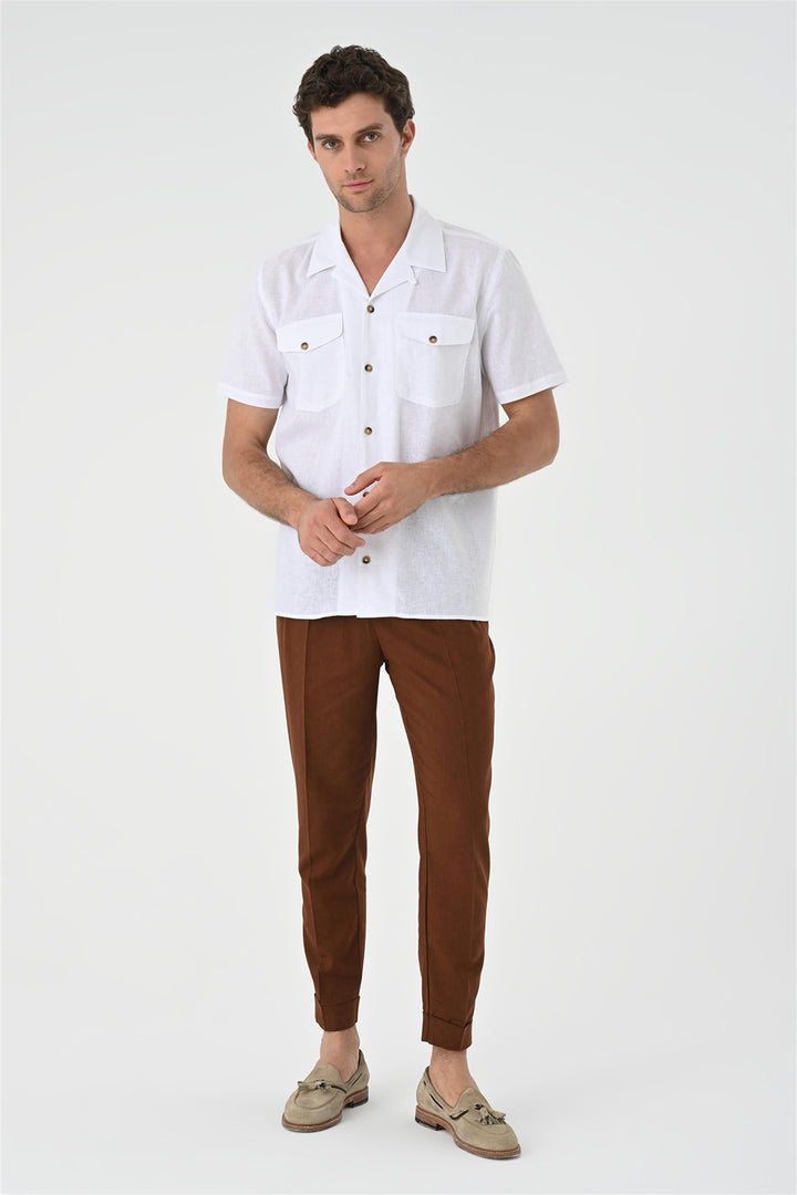 ANT Camp  Collar Pocket Detailed Men's Shirt - Ingolstadt
