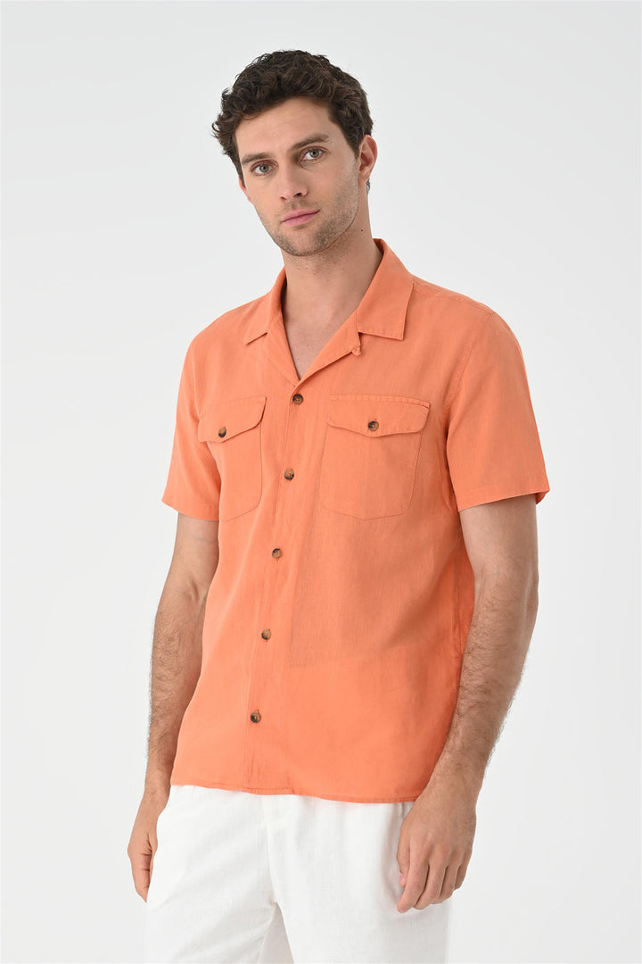 ANT Camp  Collar Pocket Detailed Men's Shirt - Greer