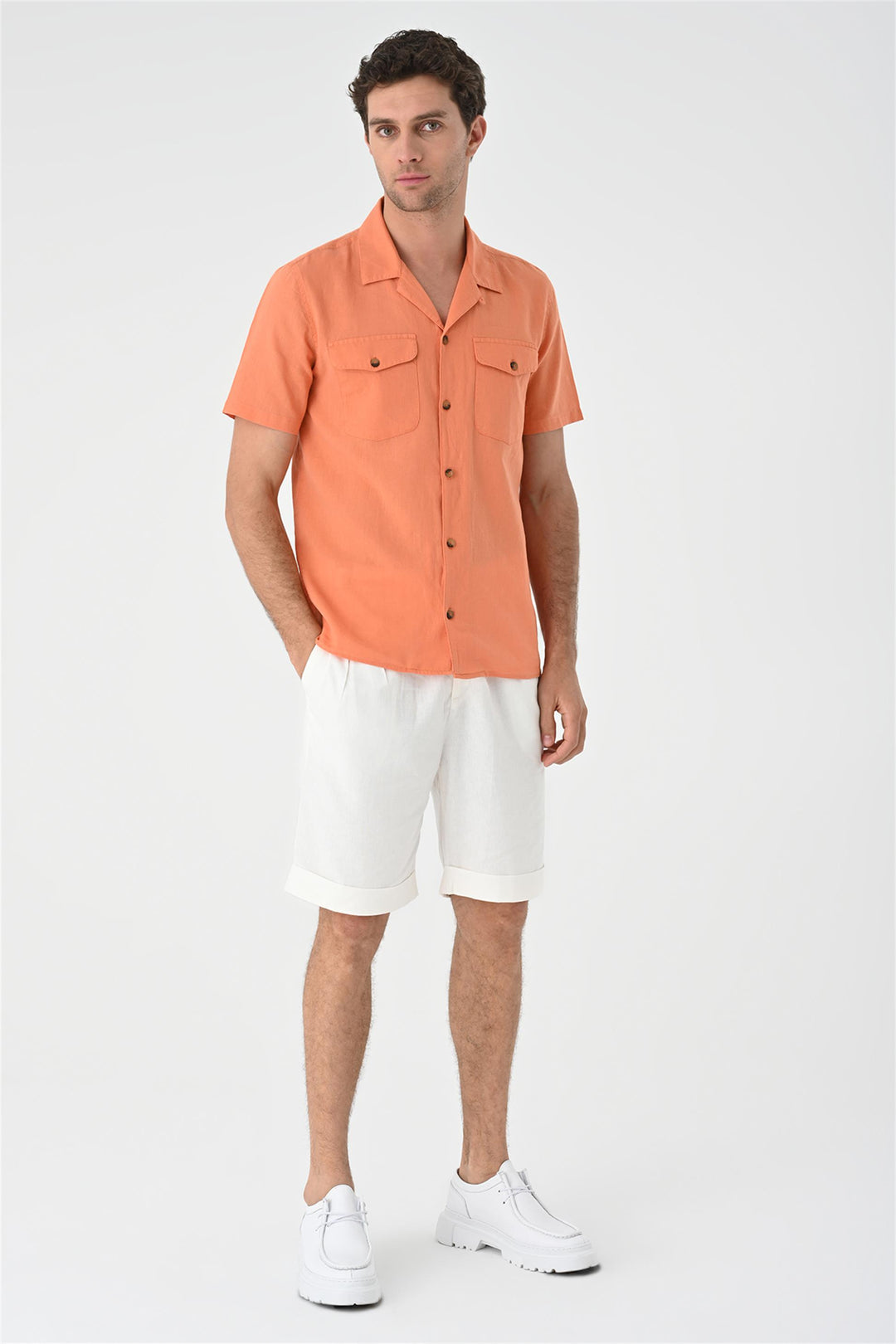 ANT Camp  Collar Pocket Detailed Men's Shirt - Greer