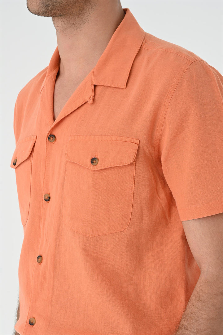 ANT Camp  Collar Pocket Detailed Men's Shirt - Greer