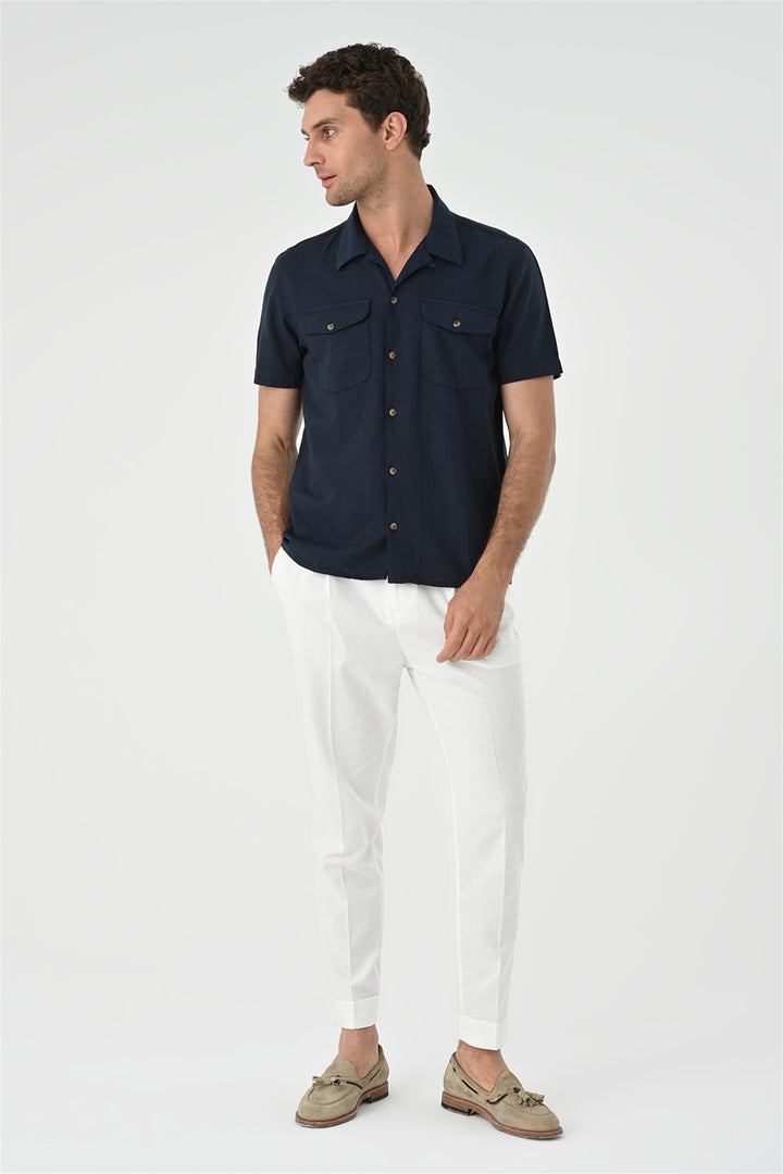 ANT Camp  Collar Pocket Detailed Men's Shirt - Chorley