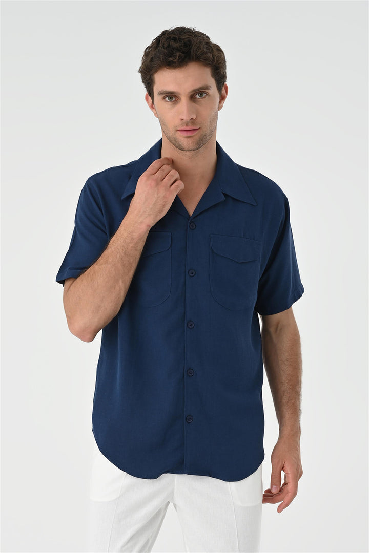 ANT Camp  Collar Pocket Detailed Men's Shirt - Paterno