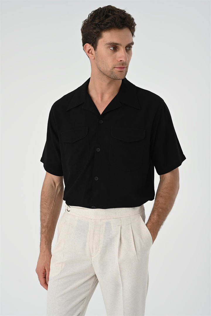 ANT Camp  Collar Pocket Detailed Men's Shirt - Pordenone