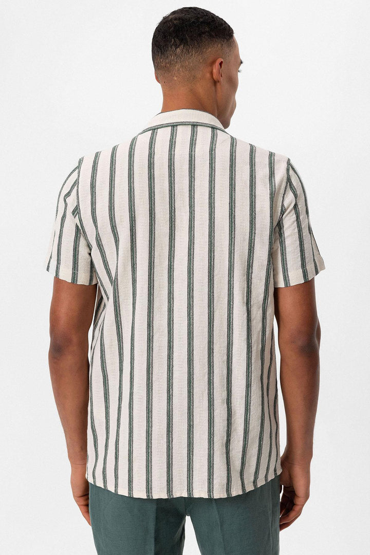 ANT Camp  Collar Striped Men's Shirt - Azuqueca de Henares