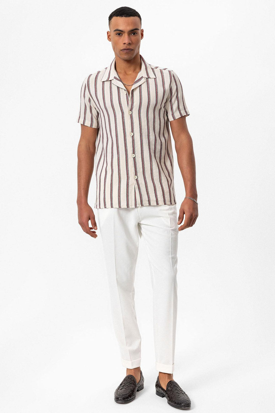 ANT Camp  Collar Striped Men's Shirt - Gary