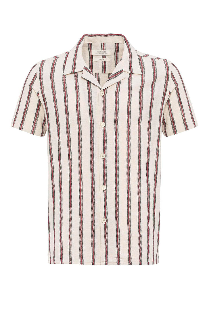 ANT Camp  Collar Striped Men's Shirt - Gary