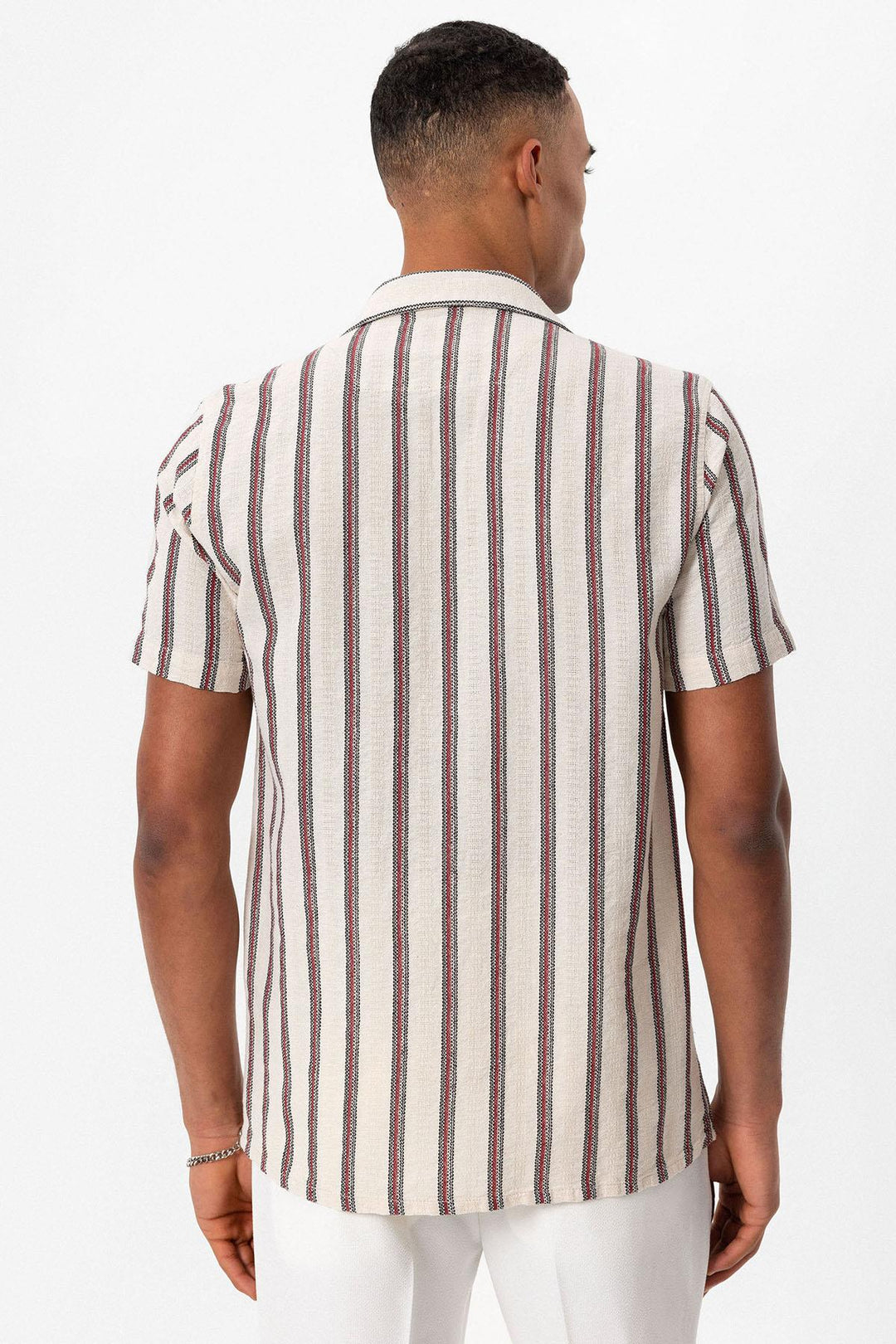 ANT Camp  Collar Striped Men's Shirt - Gary
