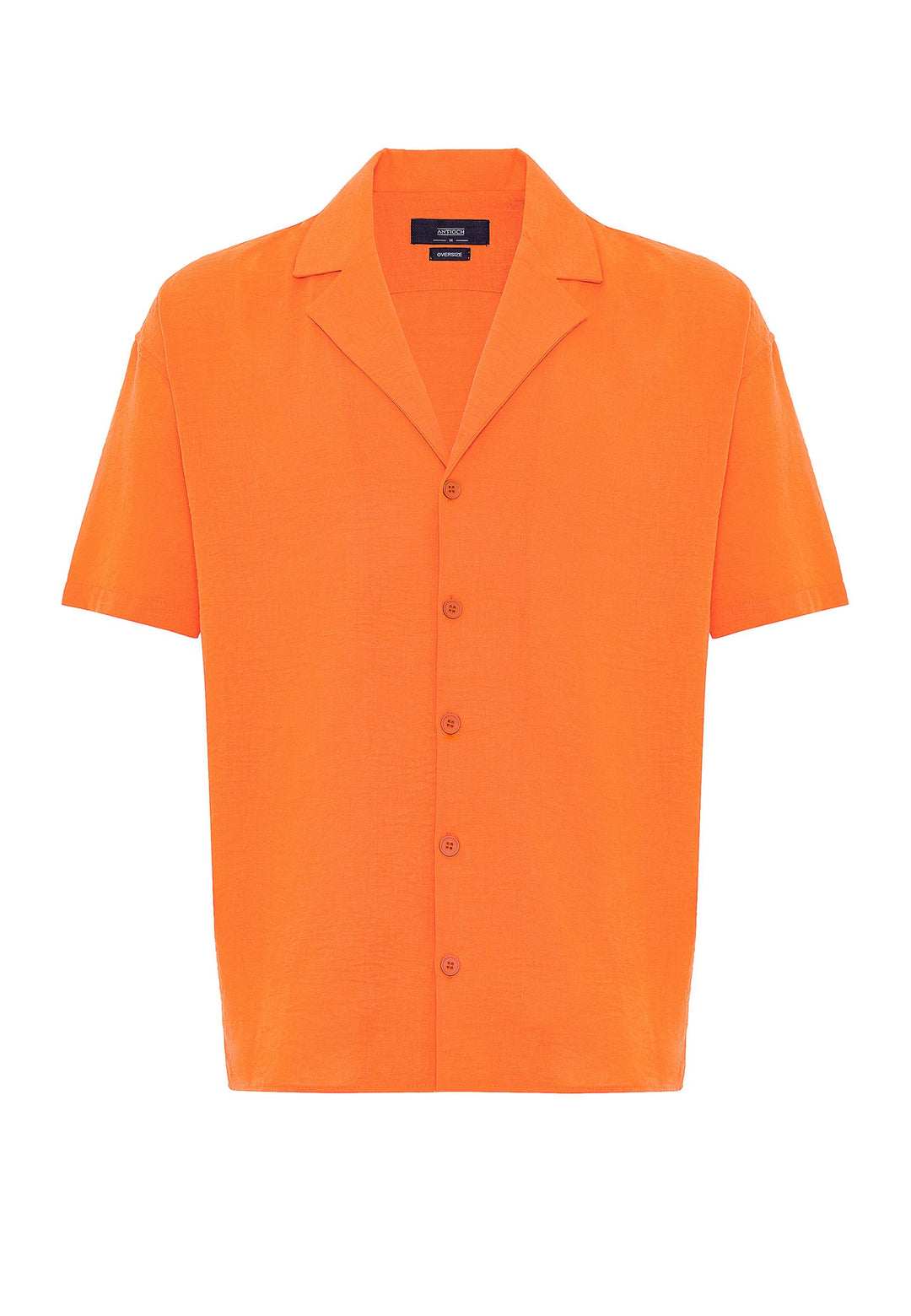 ANT Oversized Short Sleeve Men's Shirt with Apach Collar - Skenderaj