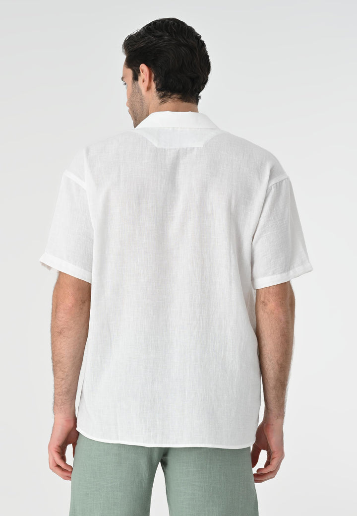 ANT Oversized Short Sleeve Men's Shirt with Apach Collar - Reşiţa
