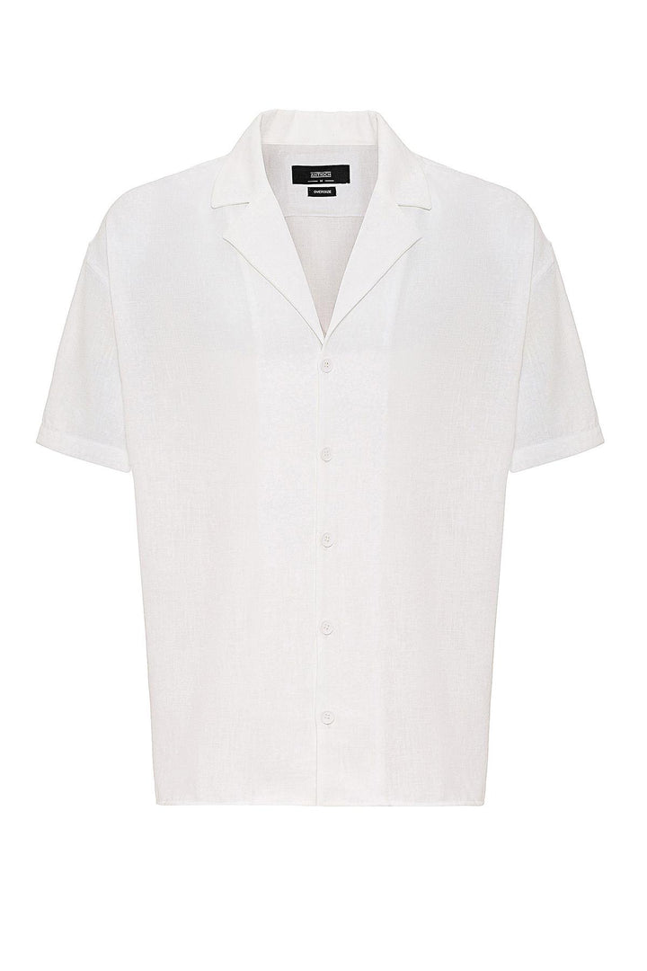 ANT Oversized Short Sleeve Men's Shirt with Apach Collar - Reşiţa