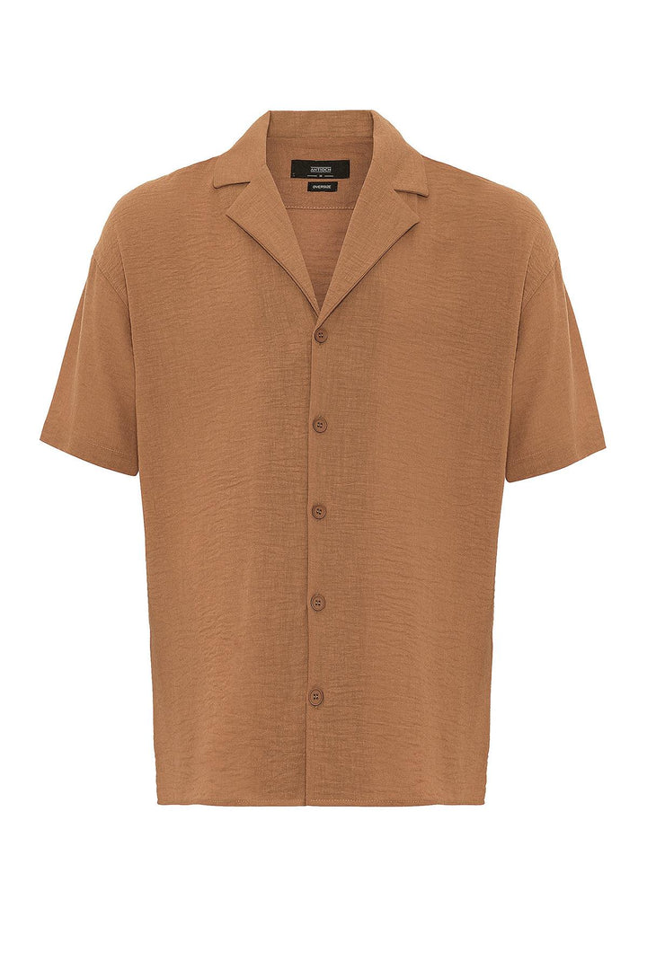 ANT Oversized Short Sleeve Men's Shirt with Apach Collar - Tonbridge