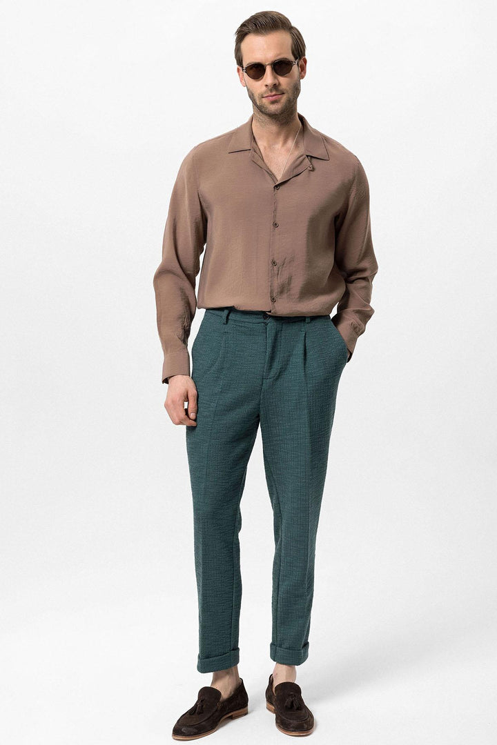 ANT Camp  Collar Long Sleeve Men's Shirt - Santa Ana Chiautempan