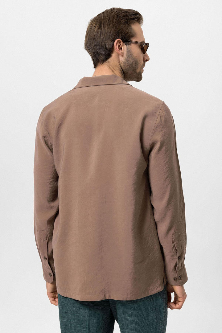 ANT Camp  Collar Long Sleeve Men's Shirt - Santa Ana Chiautempan