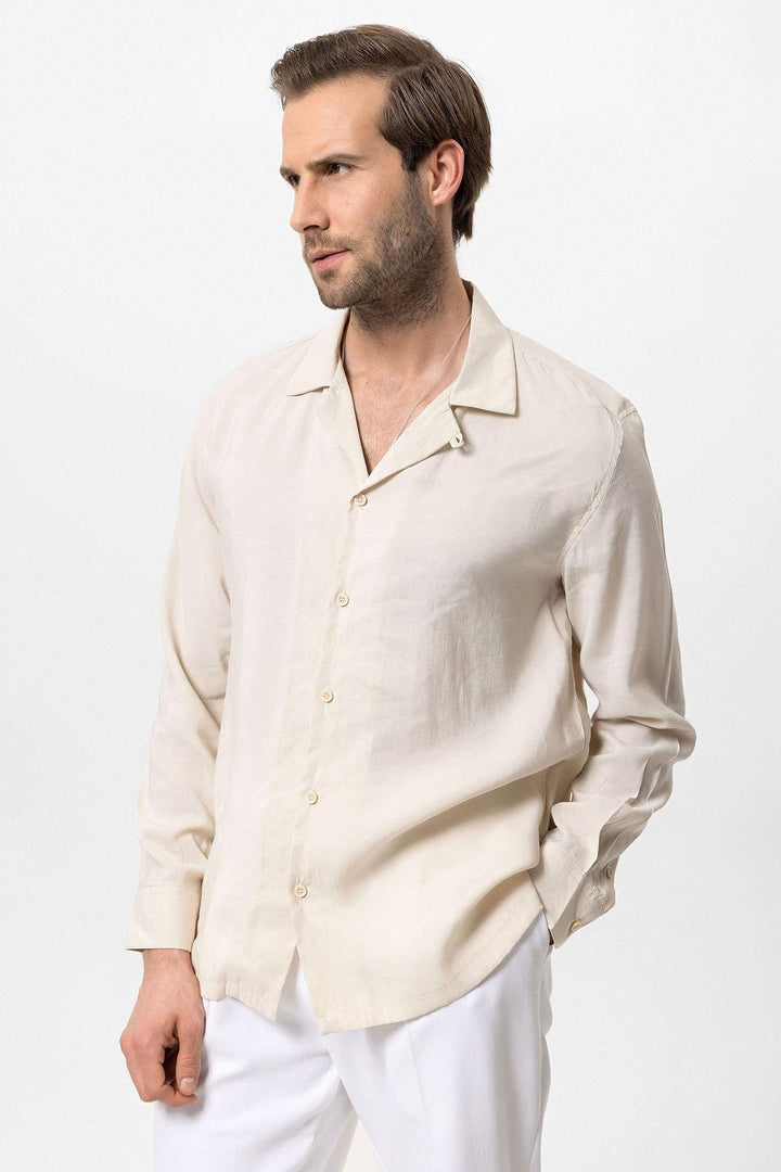 ANT Camp  Collar Long Sleeve Men's Shirt - Nizhyn