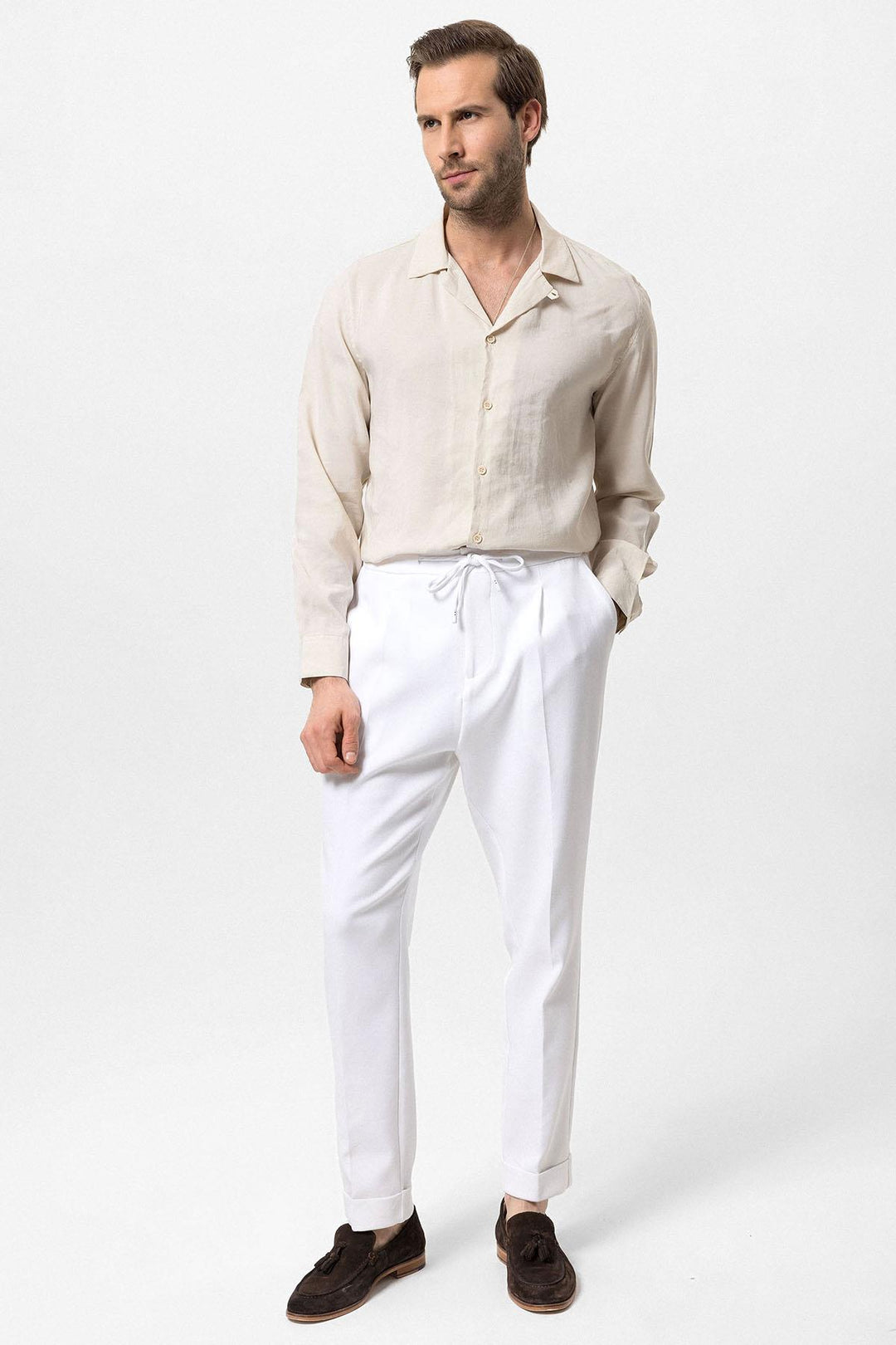 ANT Camp  Collar Long Sleeve Men's Shirt - Nizhyn