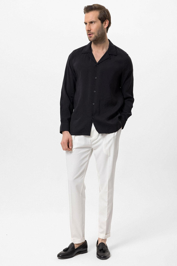 ANT Camp  Collar Long Sleeve Men's Shirt - Tipton