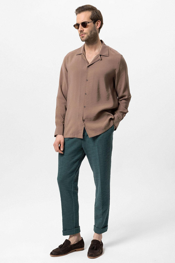 ANT Camp  Collar Long Sleeve Men's Shirt - Santa Ana Chiautempan