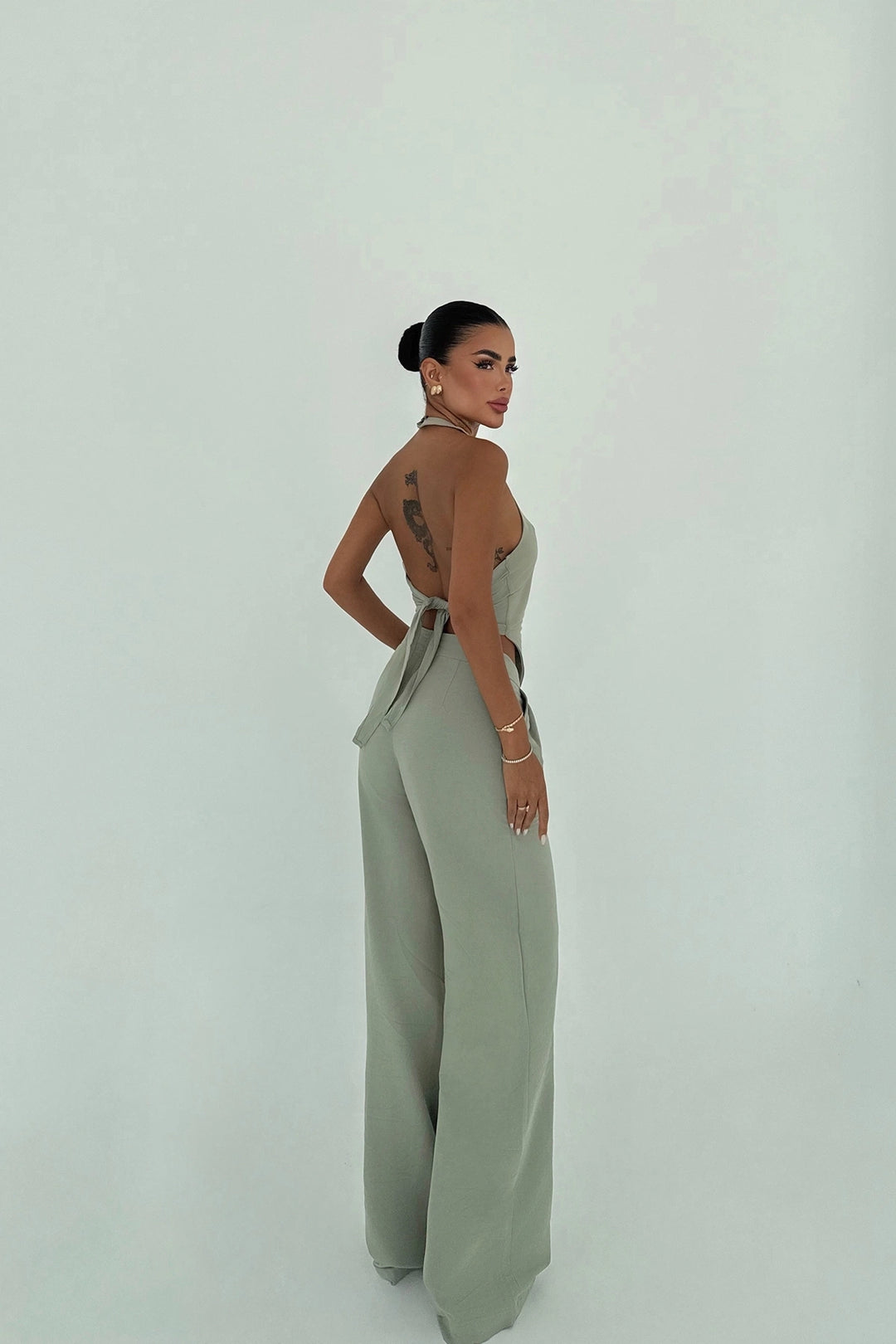 EYY Women Aqua Green Trouser Suit - St. Augustine