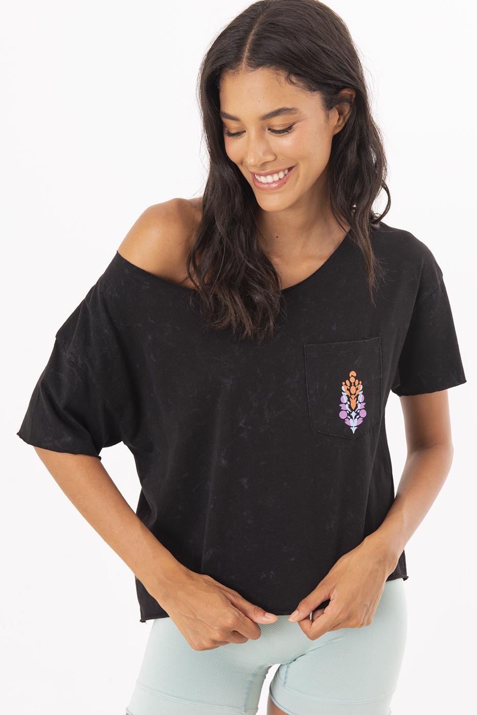 BSL Women Boat Neck Pocketed T-Shirt - San José Villa de Allende