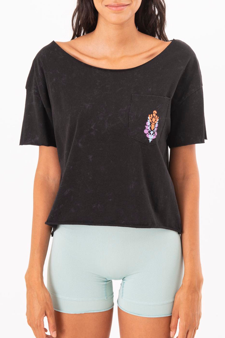 BSL Women Boat Neck Pocketed T-Shirt - San José Villa de Allende