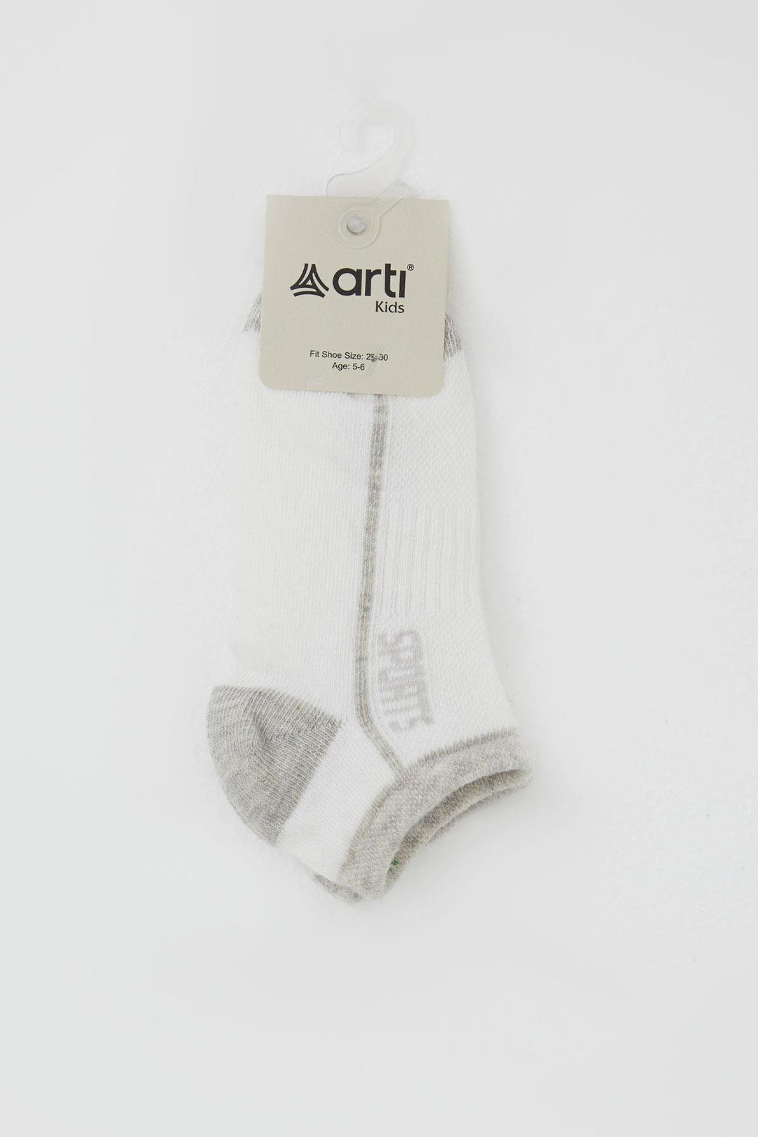 BRE Artı Erkek Çocuk Patik Çorap Sports Yazı Baskılı 14 Yaş, Ekru - Atlanta