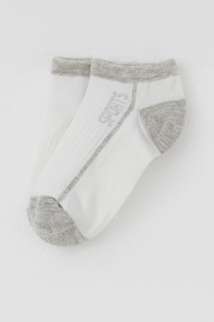 BRE Plus Boy's Socks with Sports Print, 14 Years, Beige - Dubuque