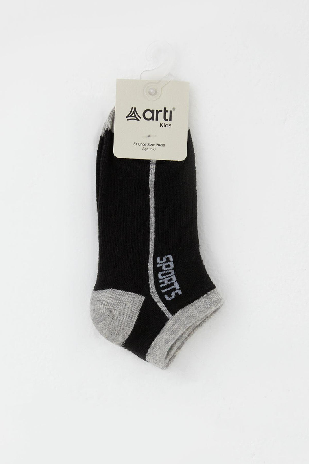 BRE Plus Boy's Socks with Sports Print, 14 Years, Black - Edina