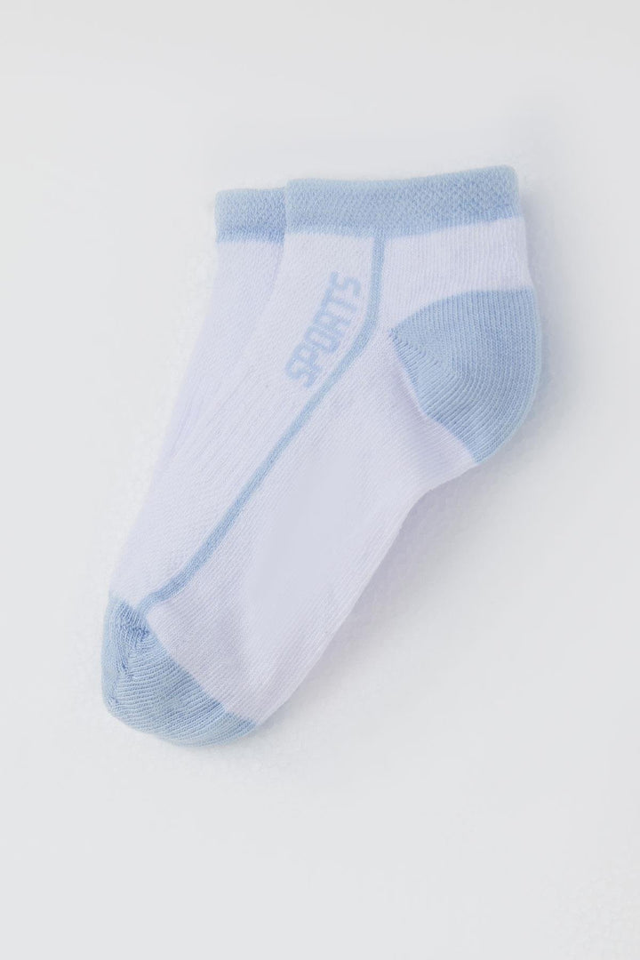 BRE Artı Erkek Çocuk Patik Çorap Sports Yazı Baskılı 14 Yaş, Beyaz - North Brunswick