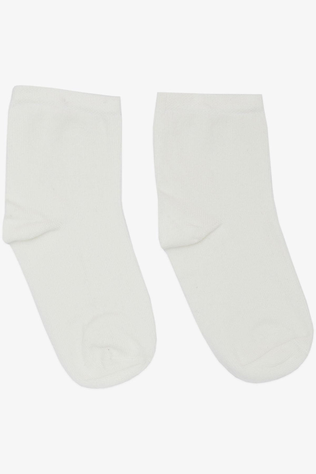 BRE Plus Girl Child Socket Socks Basic 1-6 Years, Ecru - Tecate