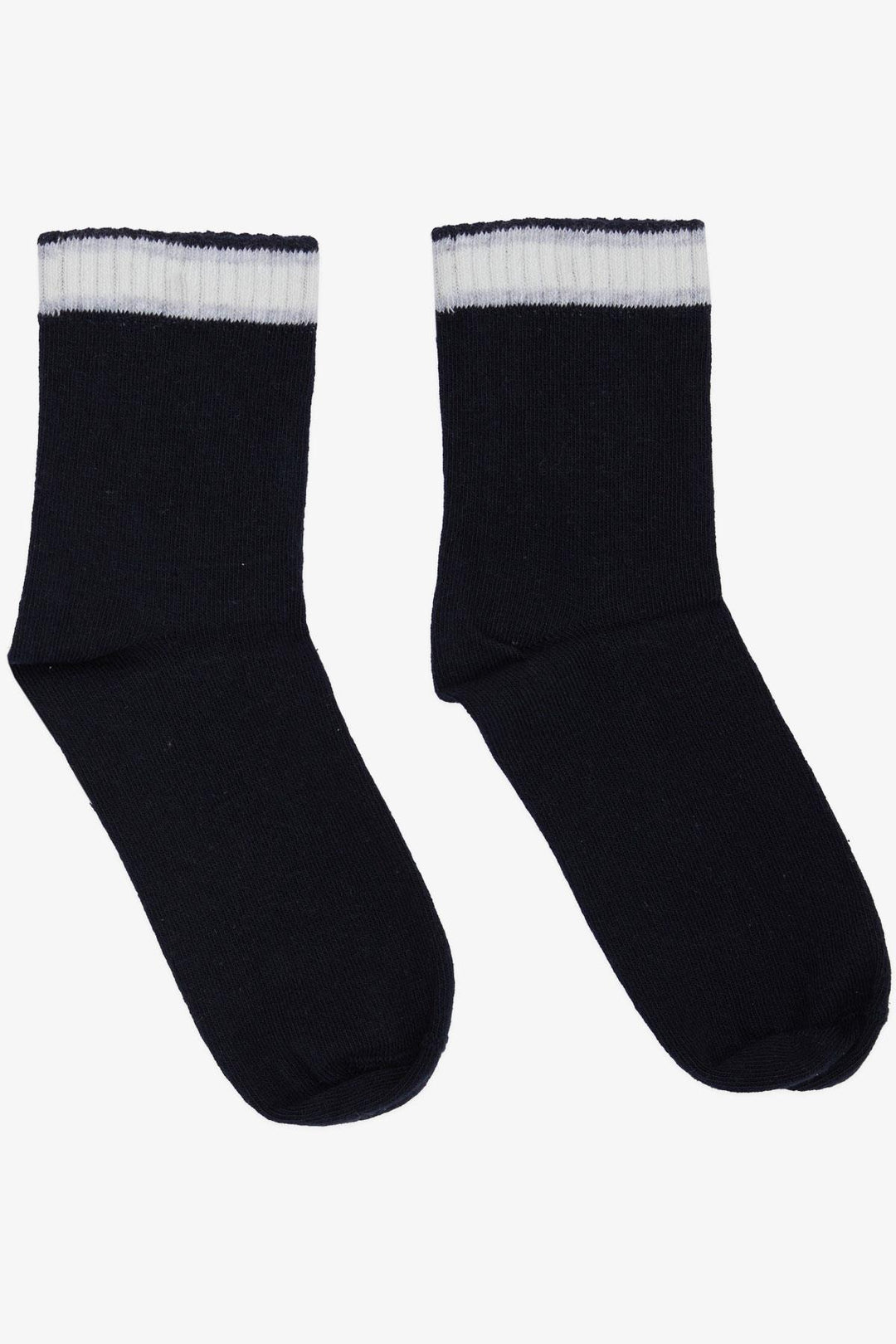 BRE Plus Girl Socks Striped 14 Years, Navy Blue - Rotterdam