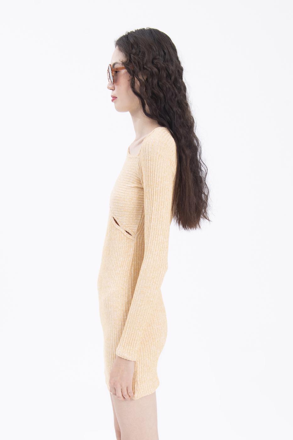 BSL Women Asymetric collar detailed mini dress - Bridlington