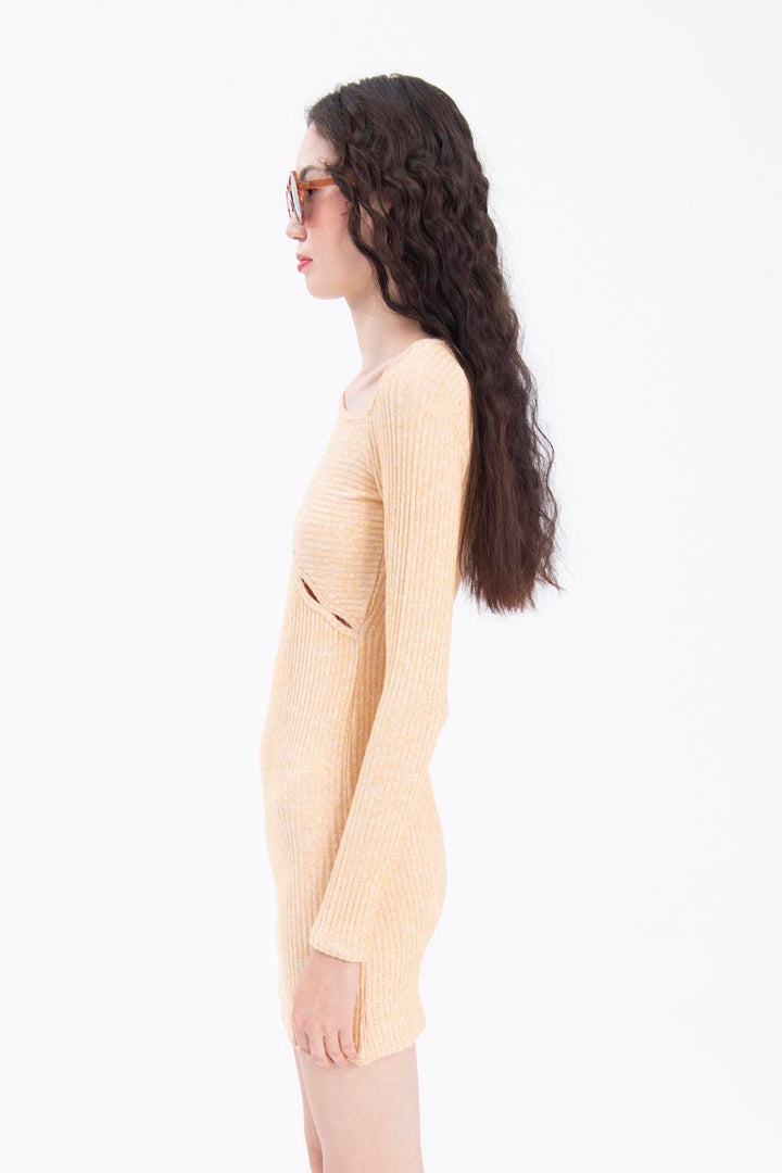BSL Women Asymetric collar detailed mini dress - Bridlington