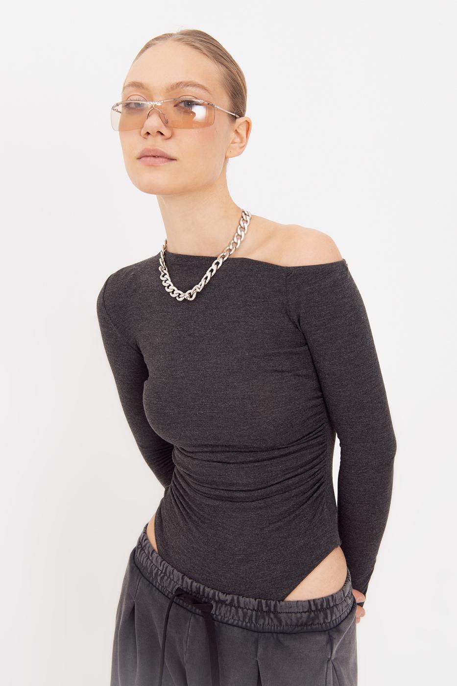 BSL Women Asymmetric Collar Body - Buffalo
