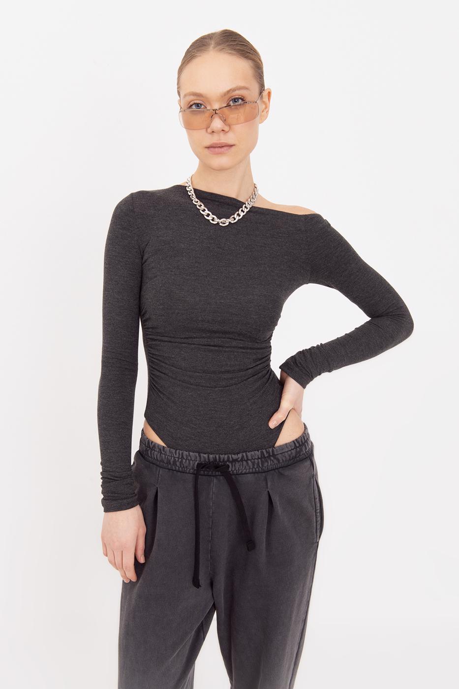 BSL Women Asymmetric Collar Body - Buffalo