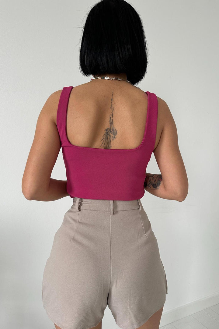 ELS Sleeveless Blouse - Fuchsia - Marion