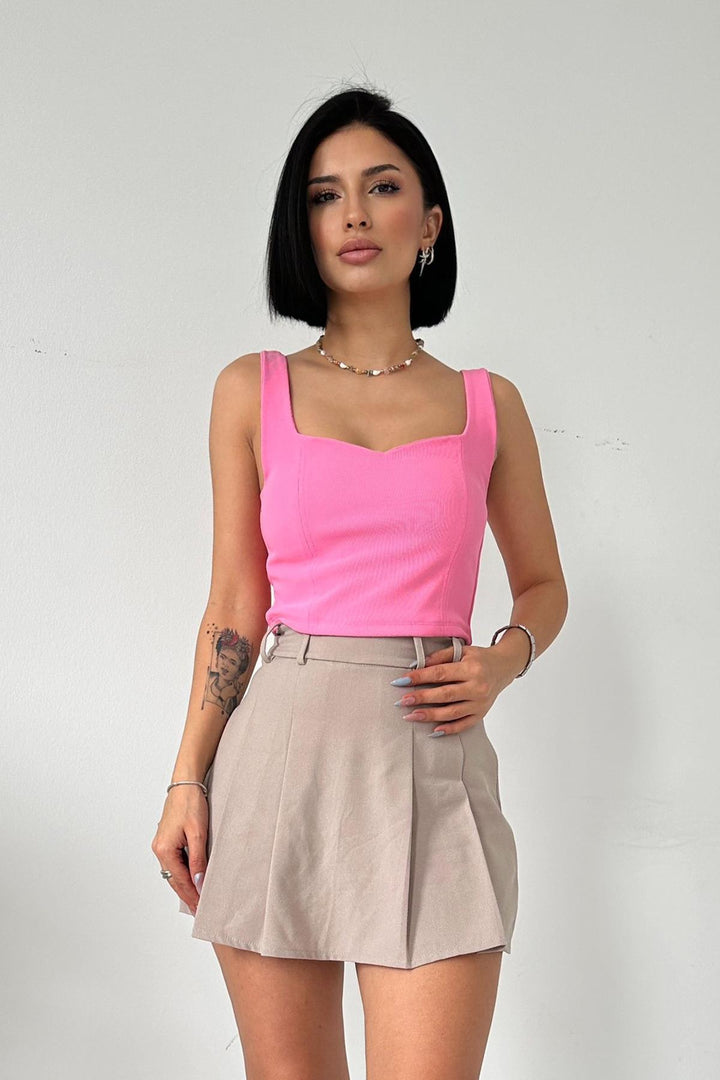 ELS Sleeveless Blouse - Pink - Schwerin
