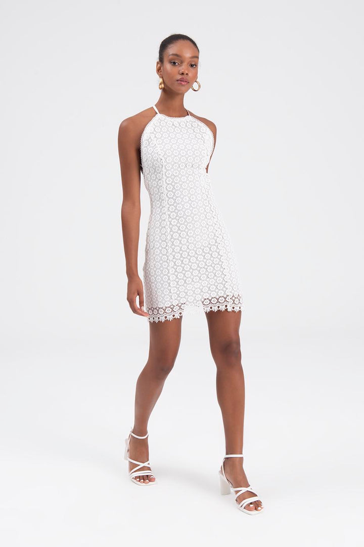 BSL Women Broded Mini Dress with Strap - East Los Angeles