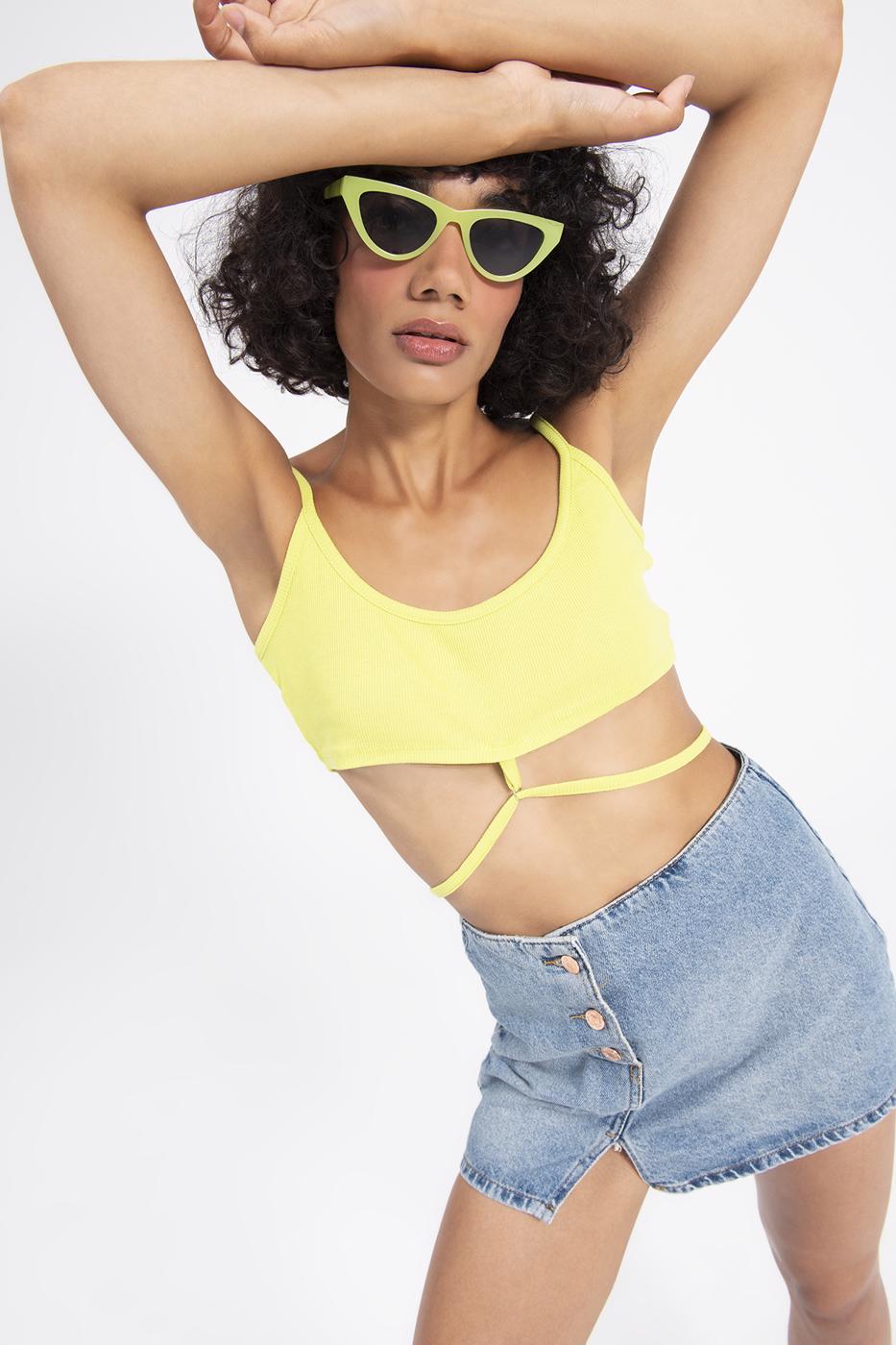BSL Women Strapped bustier - Acaxochitlán