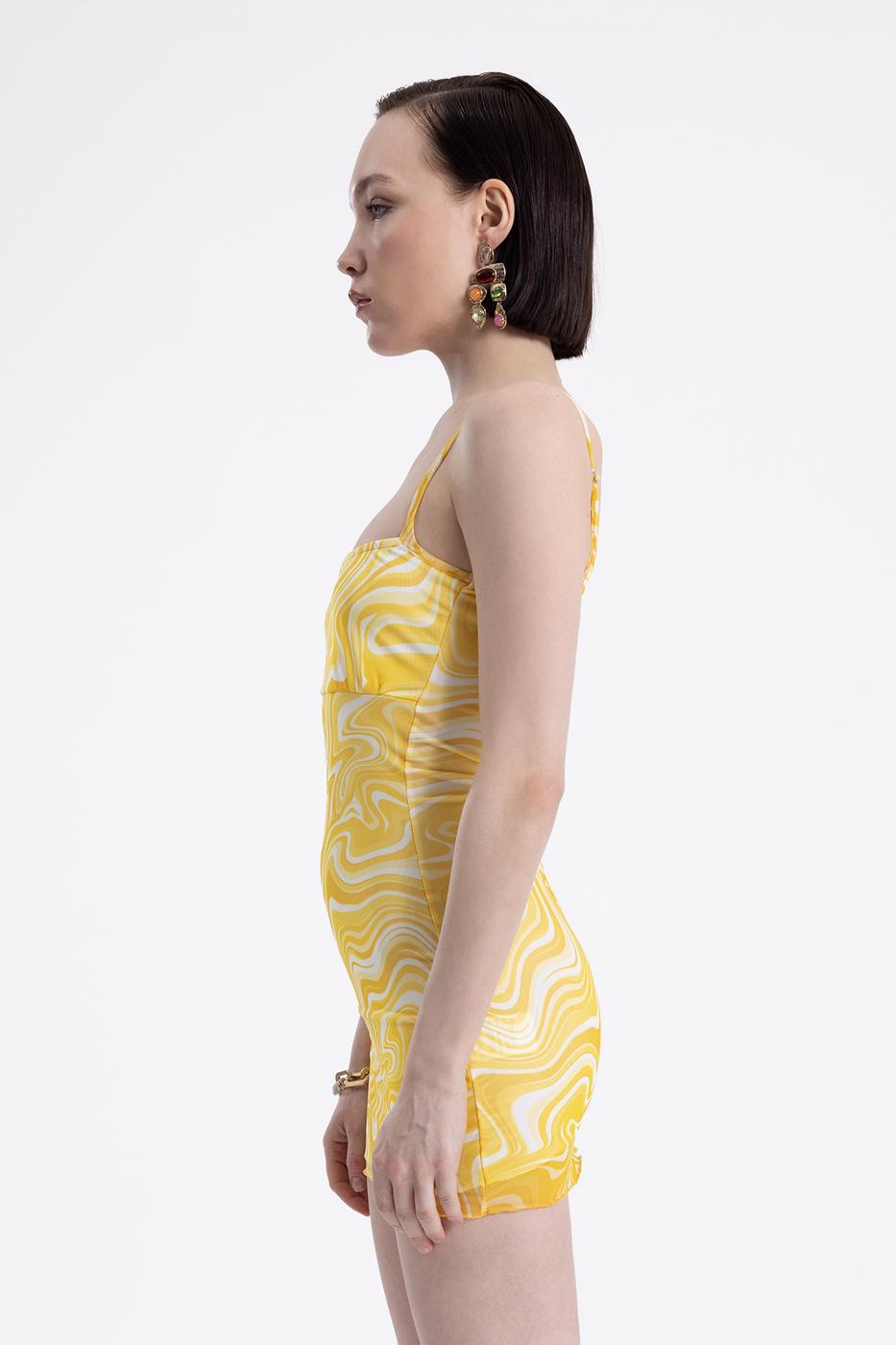 BSL Women Strapped Tight Mini Dress - Villenave-d’Ornon