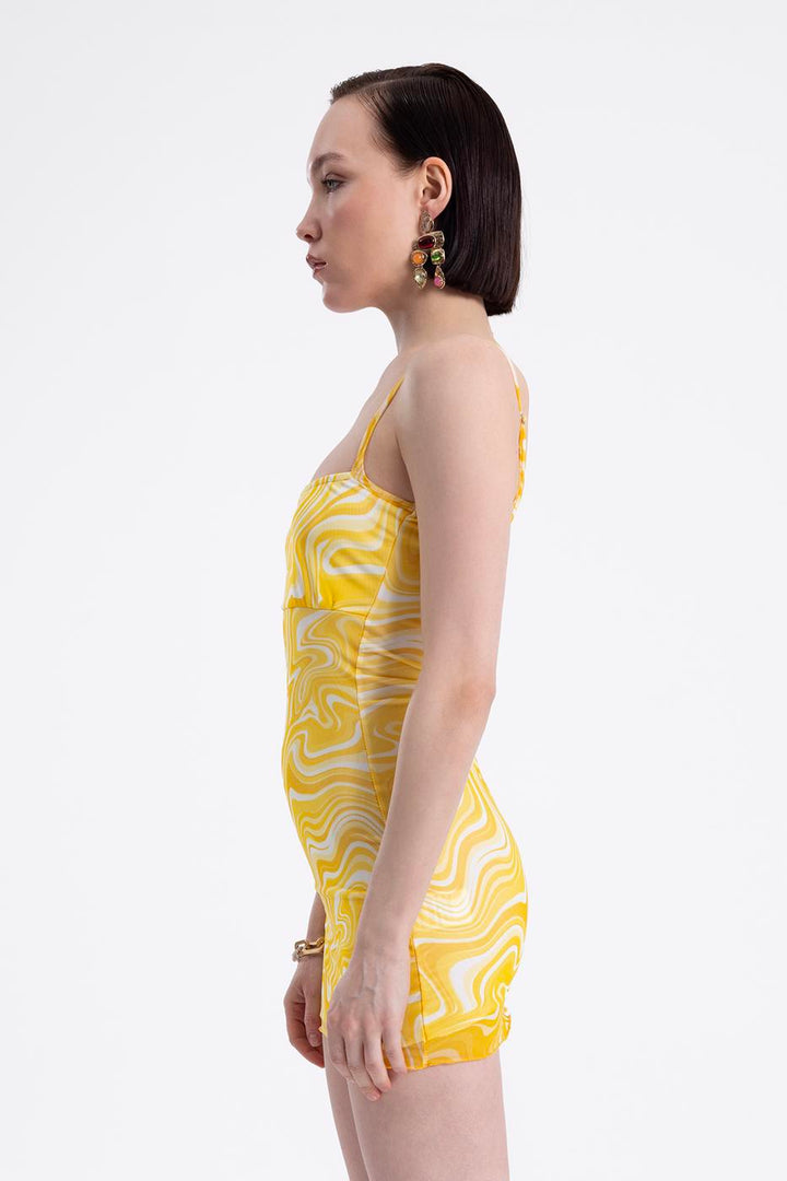 BSL Women Strapped Tight Mini Dress - Villenave-d’Ornon
